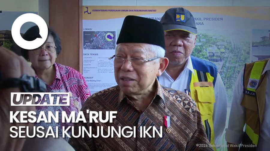 Wapres Maruf Amin Pede IKN Bakal Jadi Salah Satu Ibu Kota Terbaik