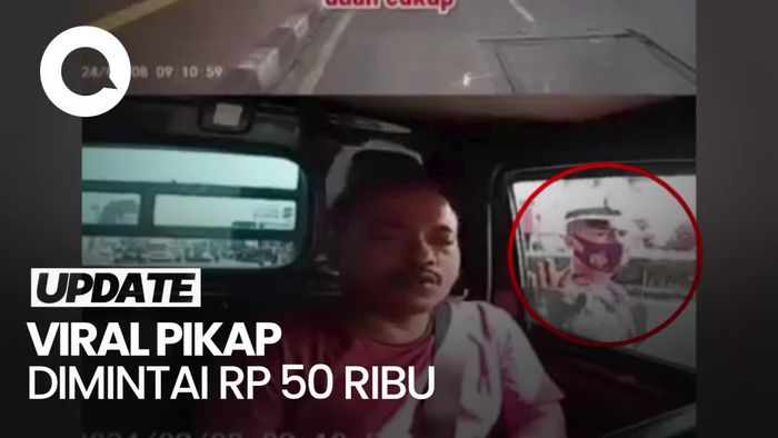 Viral Polisi Minta Rp 50 Ribu ke Pikap yang Langgar Putar Balik