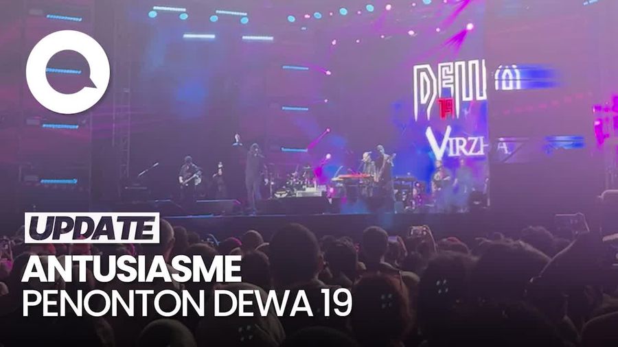 Aksi Dewa 19 Feat Virzha dan Ari Lasso Bikin Pecah The 90s Festival