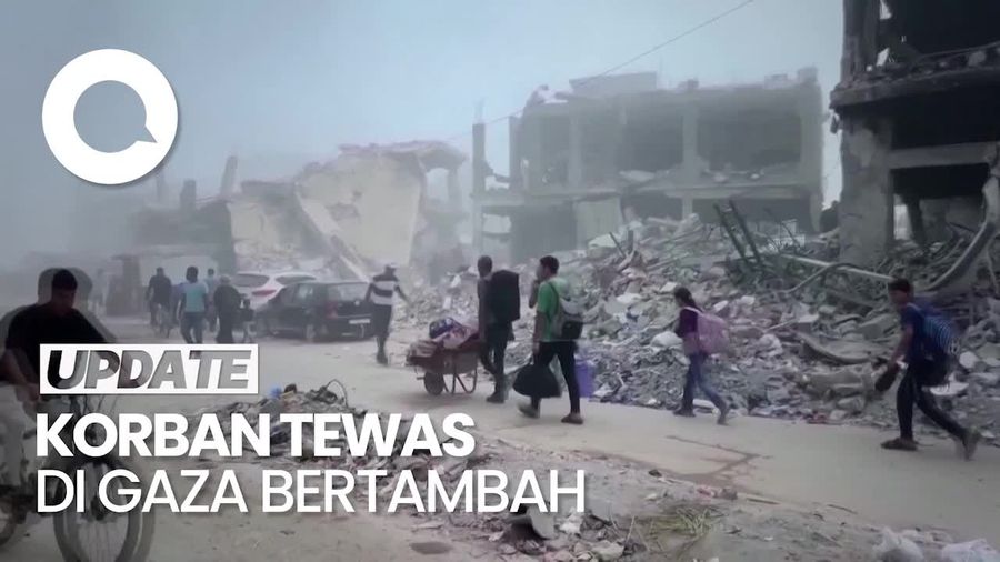 Korban Tewas di Gaza Nyaris Tembus 40 Ribu Orang