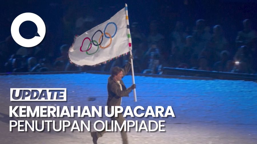 Meriahnya Penutupan Olimpiade, Ada Aksi Tom Cruise hingga Pesta Kembang Api