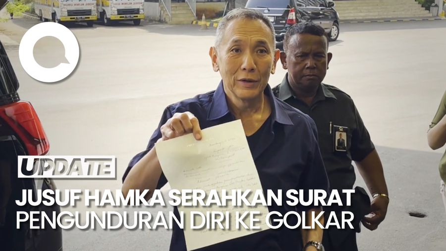 Sambangi DPP Golkar, Jusuf Hamka Serahkan Surat Pengunduran Diri
