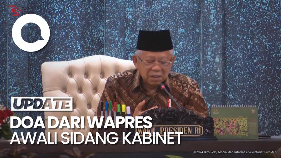 Sidang Kabinet Perdana di IKN Diawali Doa oleh Wapres Maruf