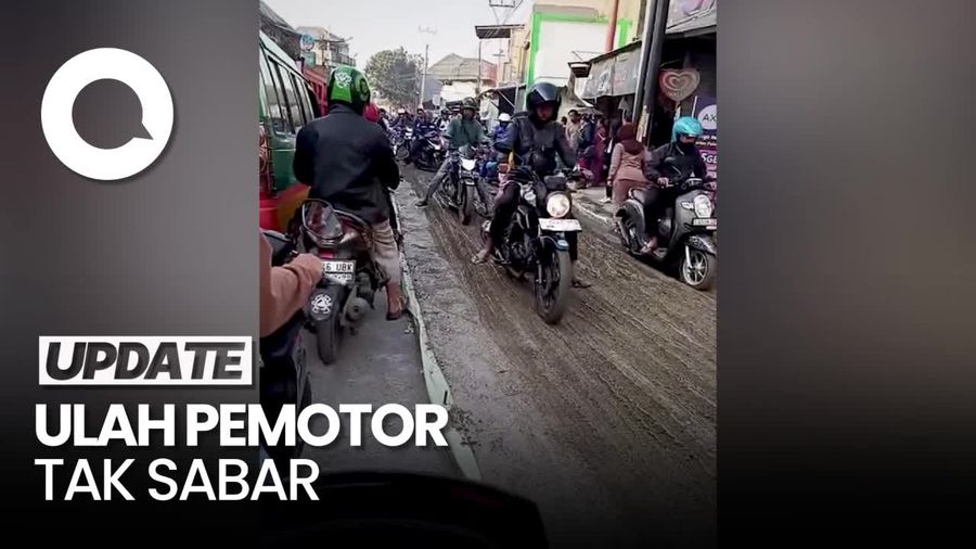 Perbaikan Jalan Diulang Gegara Pemotor di Cimahi Terobos Jalan yang Baru Dicor