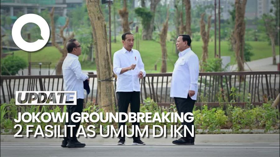 Jokowi Groundbreaking Kantor BCA dan Swiss Belhotel di IKN