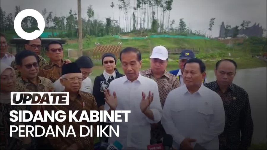 Sidang Kabinet Perdana di IKN, Jokowi Akan Bahas Transisi Pemerintahan