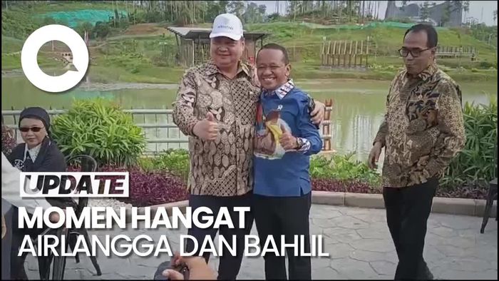 Canda Airlangga ke Bahlil: Kursi Pak Kapolri Saja Diambil