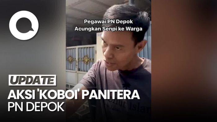 Sederet Fakta Aksi Koboi Staf Panitera PN Depok Todong Pistol ke Warga