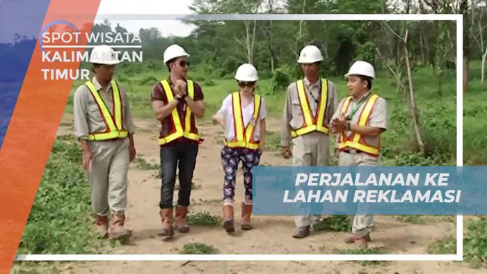 Perjalanan Menuju Lahan Reklamasi di Kalimantan Timur 
