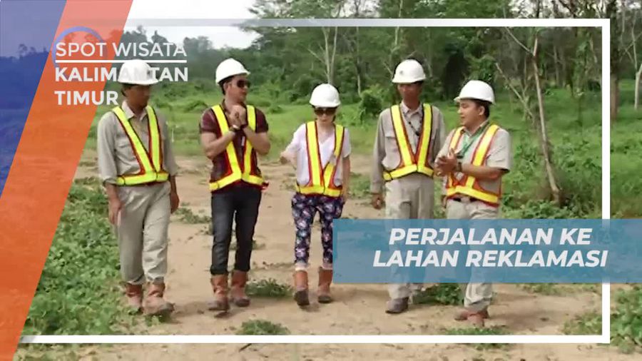 Perjalanan Menuju Lahan Reklamasi di Kalimantan Timur 