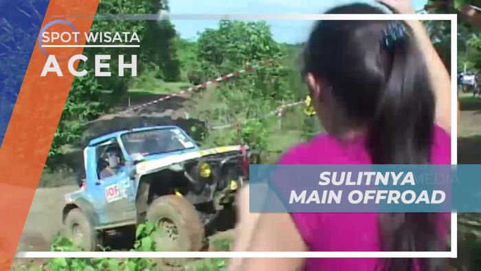 Tantangan Menaklukkan Lintasan Offroad di Aceh