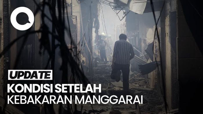 Penampakan Puing-puing Rumah Penduduk Bekas Kebakaran Manggarai