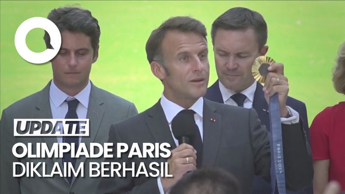 Emmanuel Macron Klaim Olimpiade Paris Sukses!