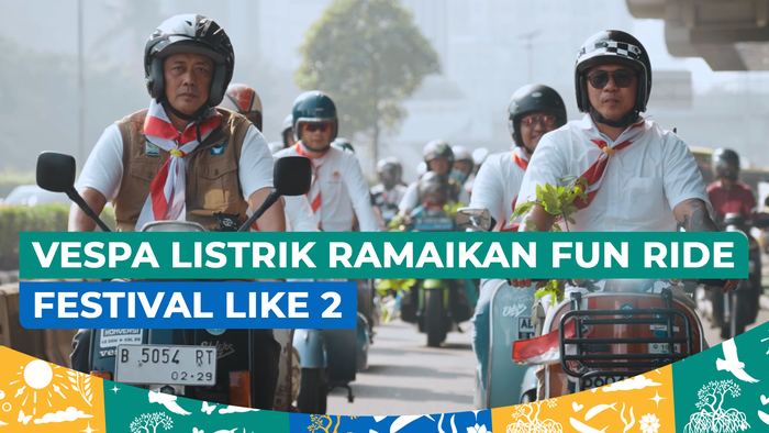 Seru! Festival LIKE 2 Gelar Fun Riding Motor Listrik