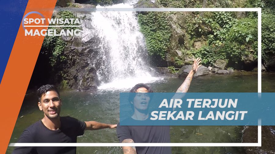 Berpetualang Menjelajahi Tiap Sudut Keindahan Air Terjun Sekar Langit, Magelang