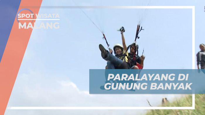 Sensasi Seru Melayang-layang Naik Paralayang di Atas Gunung Banyak, Kota Batu