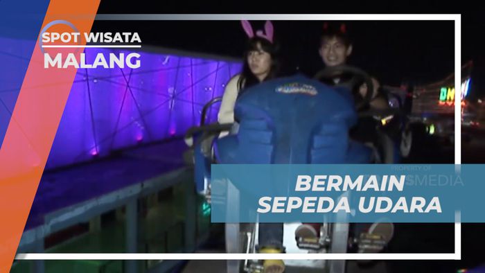 Sensasi Mencoba Keseruan di Wahana Sepeda Udara, Kota Batu 