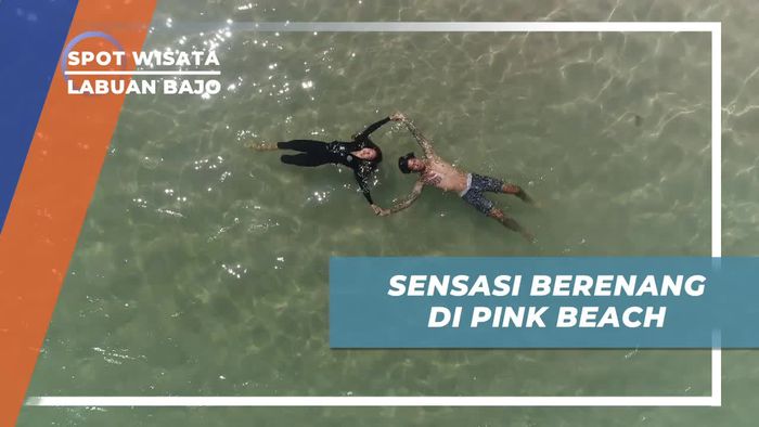 Merasakan Sensasi Segar Berenang di Pink Beach Labuan Bajo