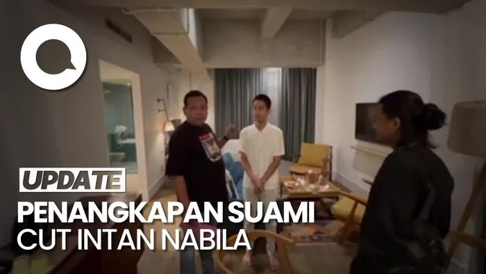 Detik-detik Polisi Tangkap Suami Selebgram Cut Intan Nabila 
