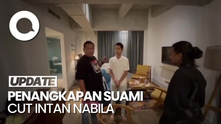 Detik-detik Polisi Tangkap Suami Selebgram Cut Intan Nabila 