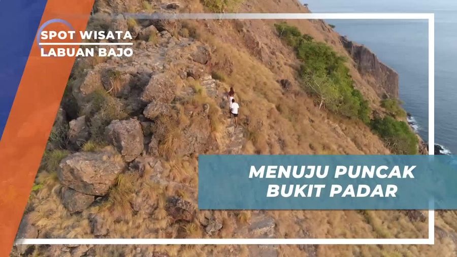 Mendaki Selama 45 Menit Menuju Puncak Bukit Padar Labuan Bajo