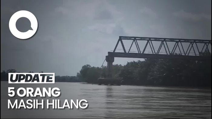 Sederet Fakta Ambruknya Jembatan di Muba Seusai Ditabrak Tongkang Batu Bara