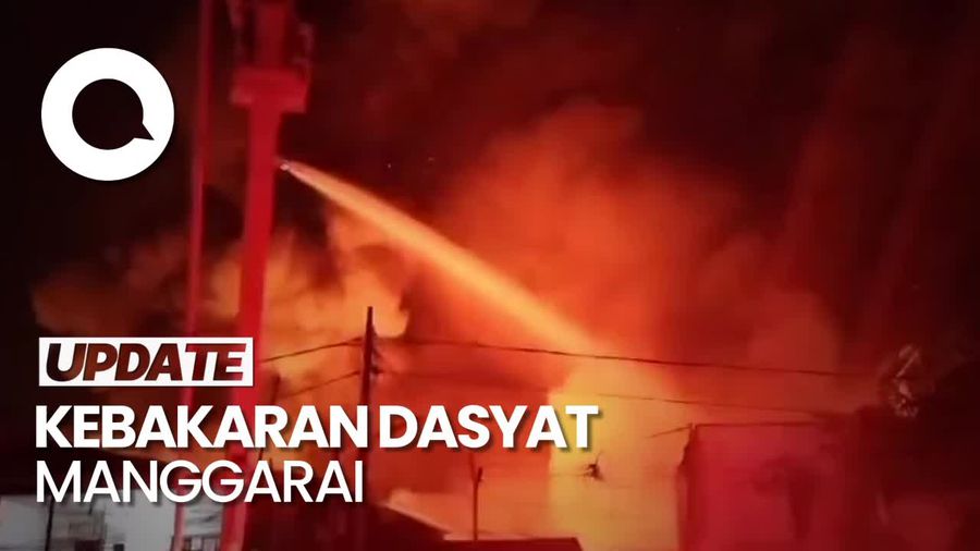 Kebakaran Dasyat Permukiman Padat Manggarai Bikin Ribuan Warga Mengungsi