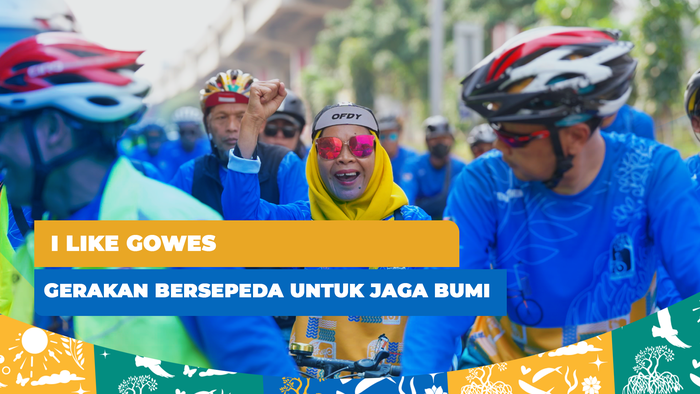 I LIKE Gowes, Kurangi Emisi dengan Bersepeda 
