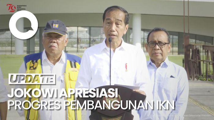 Jokowi di Peresmian Plaza Seremoni: IKN Makin Terlihat Nyata Hasilnya