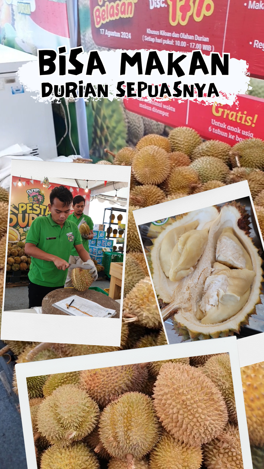 Mengunjungi Pesta Durian di Mal Kota Kasablanka