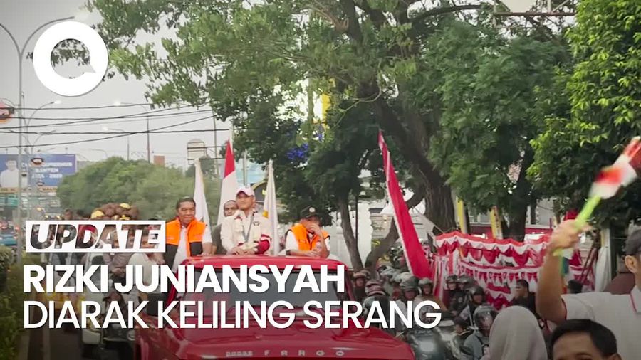 Rizki Juniansyah Diarak Keliling Serang Usai Raih Medali Emas Olimpiade