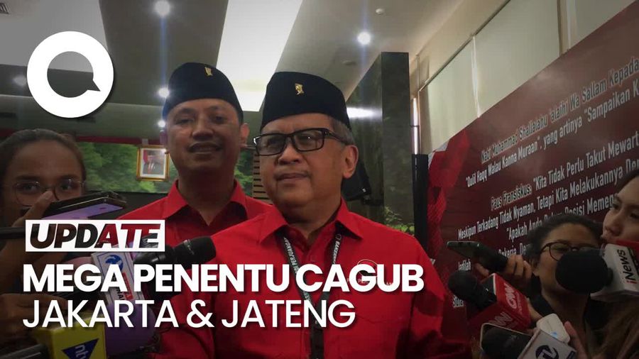 Hasto Sebut Megawati yang Putuskan Dukungan PDIP di Jakarta-Jateng