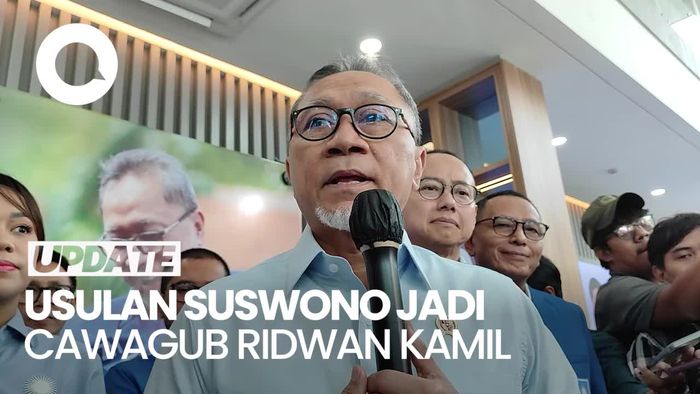 Zulhas Sebut Sosok Inisial S Cawagub RK Adalah Suswono PKS