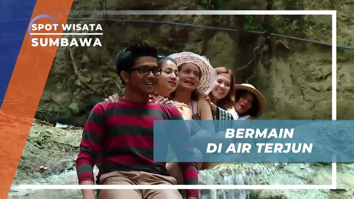 Bermain Menikmati Suasana Asri Air Terjun Dwi Mbai Sumbawa