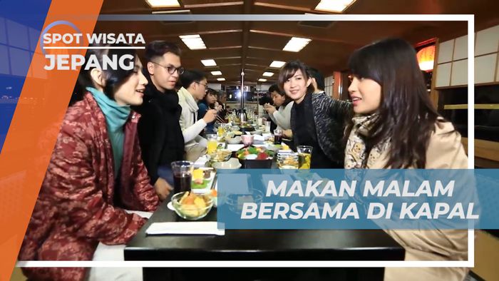 Menyantap Lezatnya Beragam Menu Makan Malam di Atas Kapal, Jepang