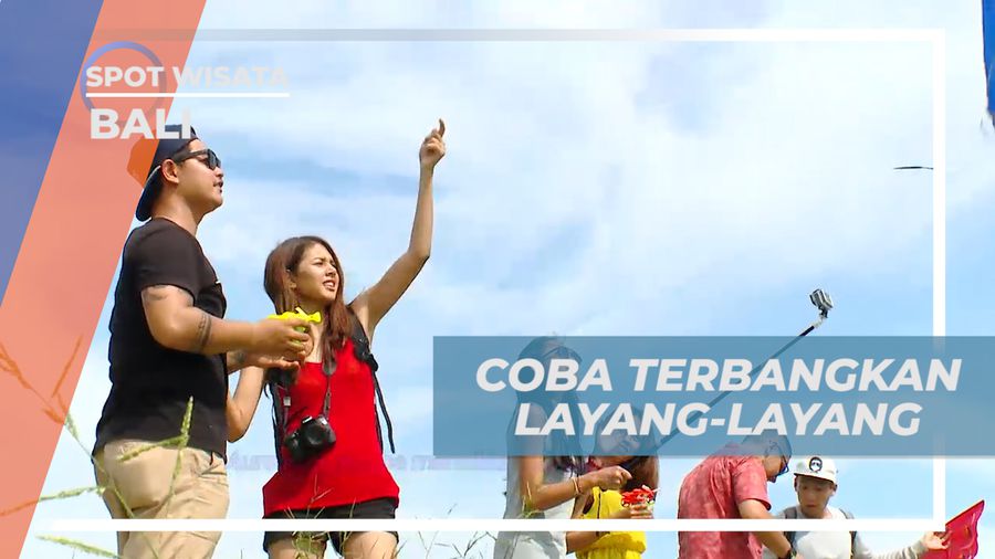Menikmati Keseruan Bermain Layang-layang di Tepi Sawah, Bali