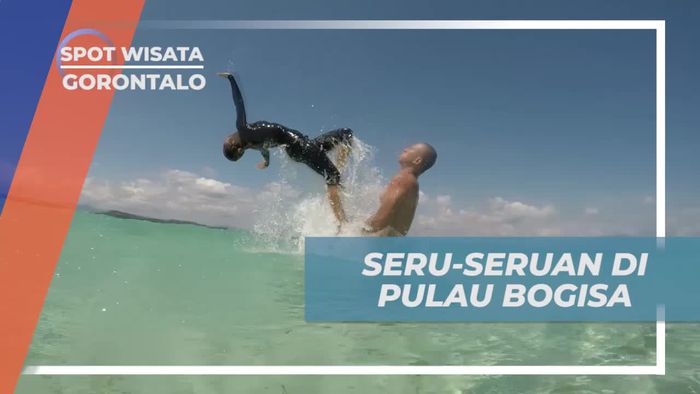 Seru-seruan Salto dan Handstand di Pulau Bogisa Gorontalo