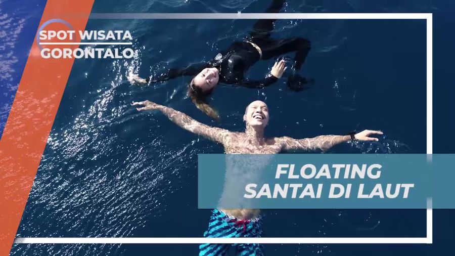 Floating Santai di Laut Menanti Kehadiran Hiu Paus, Gorontalo