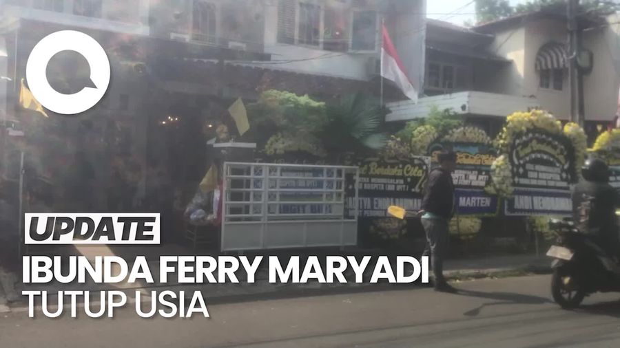 Suasana Rumah Duka Ibunda Ferry Maryadi