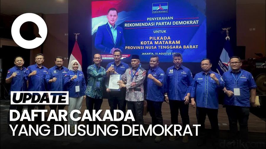 Daftar 54 Cakada yang Diusung Demokrat, Ada Rahmat Mirzani-Jihan Nurlela