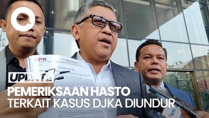 Hasto Hadir di KPK Terkait Kasus DJKA, Tapi Batal Diperiksa