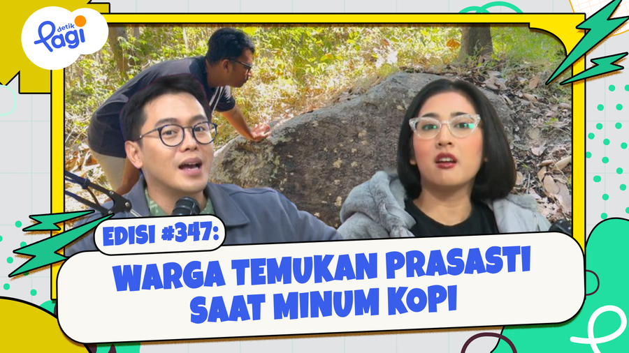 Warga Temukan Prasasti Saat Minum Kopi