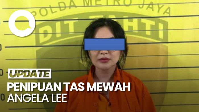 Angela Lee Ditangkap Polisi