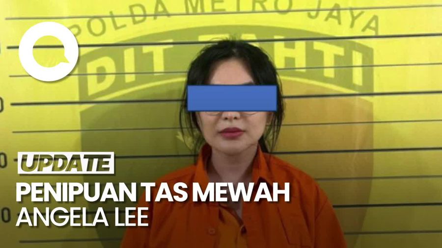 Angela Lee Ditangkap Polisi