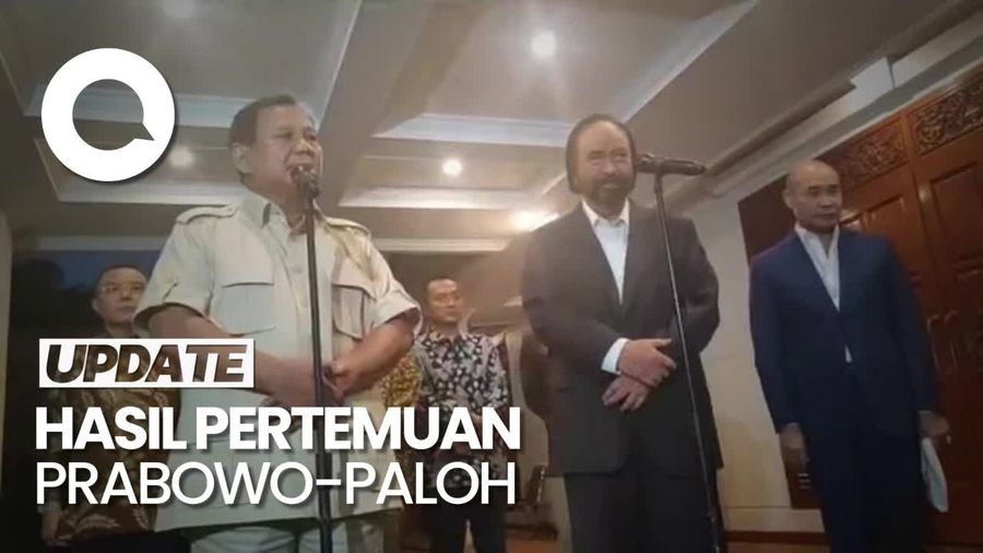 Prabowo: Saya Sambut Baik Bersedianya NasDem Bergabung dengan Kami