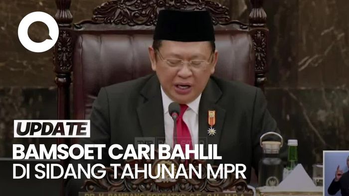 Bamsoet Sapa Ketum Parpol di Sidang Tahunan MPR: Pak Bahlil Ada Nggak?