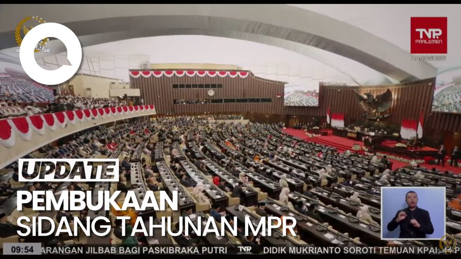 528 Anggota MPR/DPR Hadiri Sidang Tahunan Hari Ini