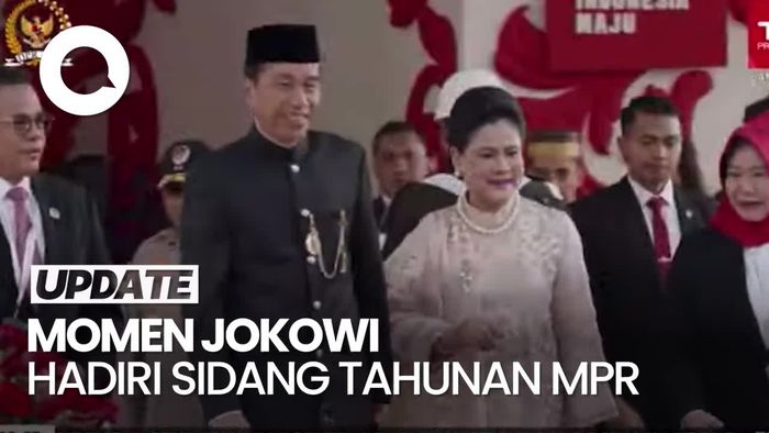 Jokowi Hadiri Sidang Tahunan MPR Berbaju Adat Betawi