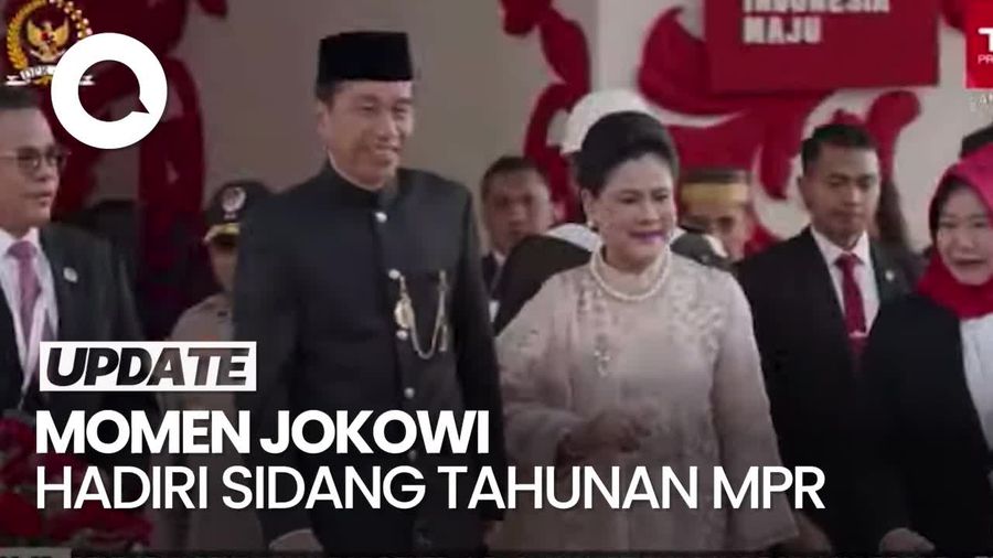 Jokowi Hadiri Sidang Tahunan MPR Berbaju Adat Betawi