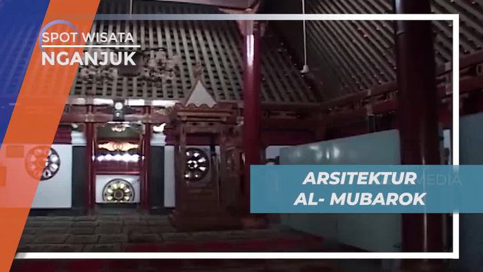 Tiga Pintu dan Ukiran Lumbingan Perak, Keunikan Arsitektur Masjid Al-Mubarak Nganjuk